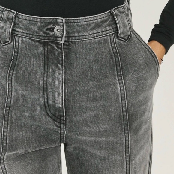 NWT Something Navy Roxie Snap Denim Jeans Washed Black Size 0 - Picture 4 of 12